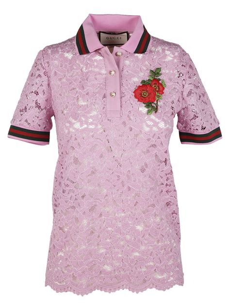 gucci pink polo|gucci polo shirts for cheap.